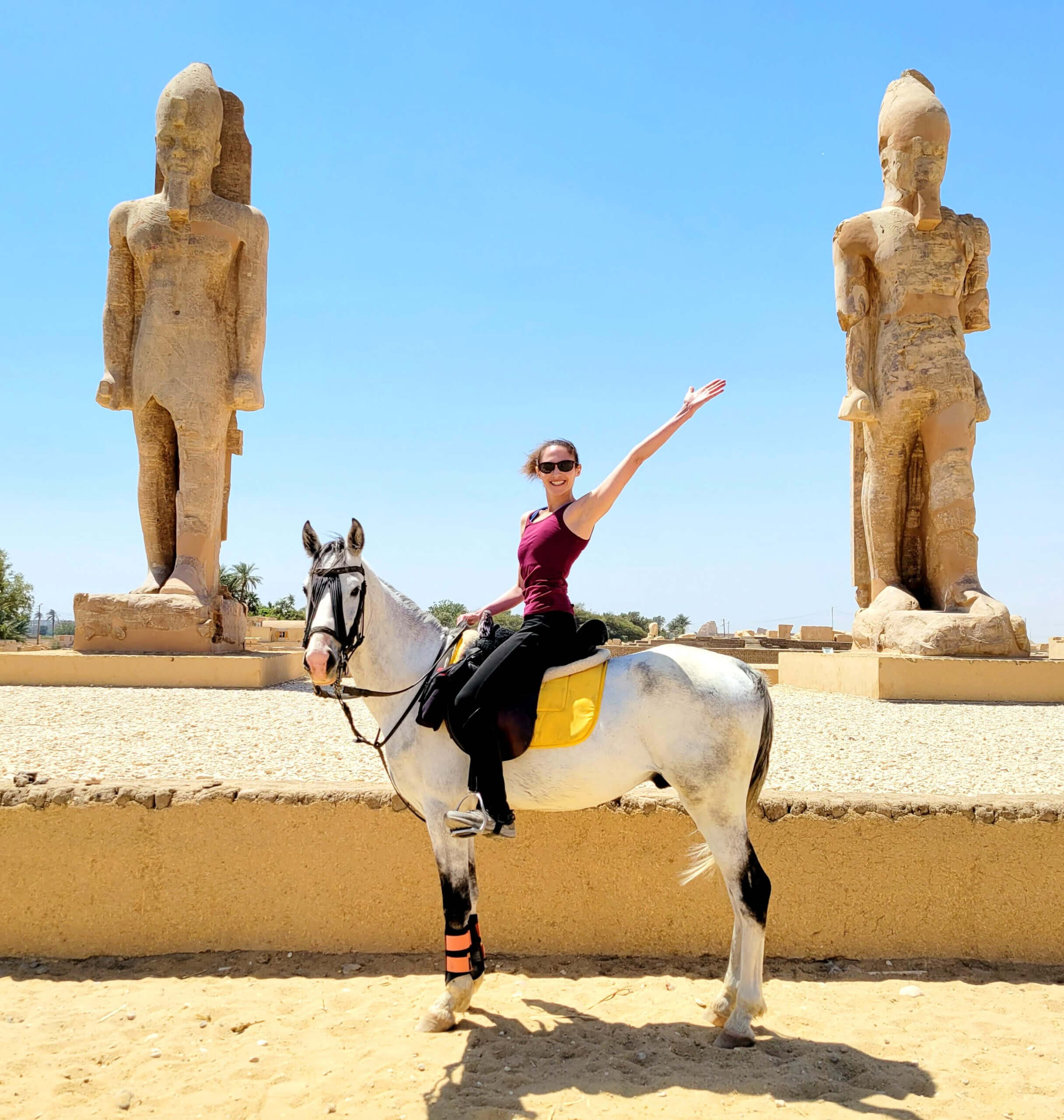 horse-riding-holiday-egypt-ancient-statues-amenhotep-iii-luxor-west-bank